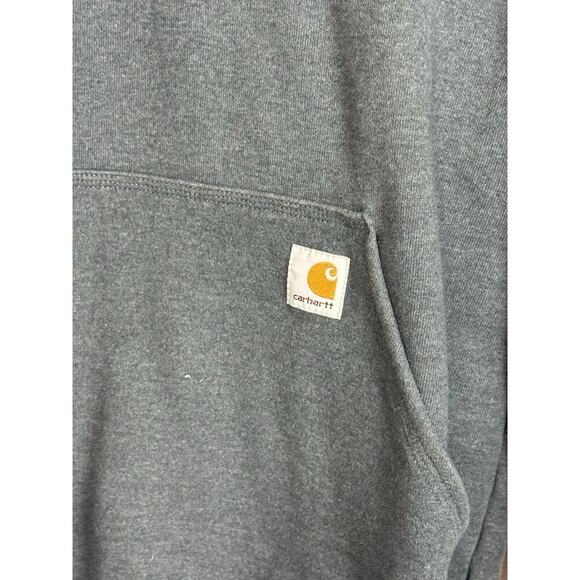 Carhartt Original Fit Long Sleeve Gray Pullover Workwear Hoodie Men's Small - Picture 2 of 7